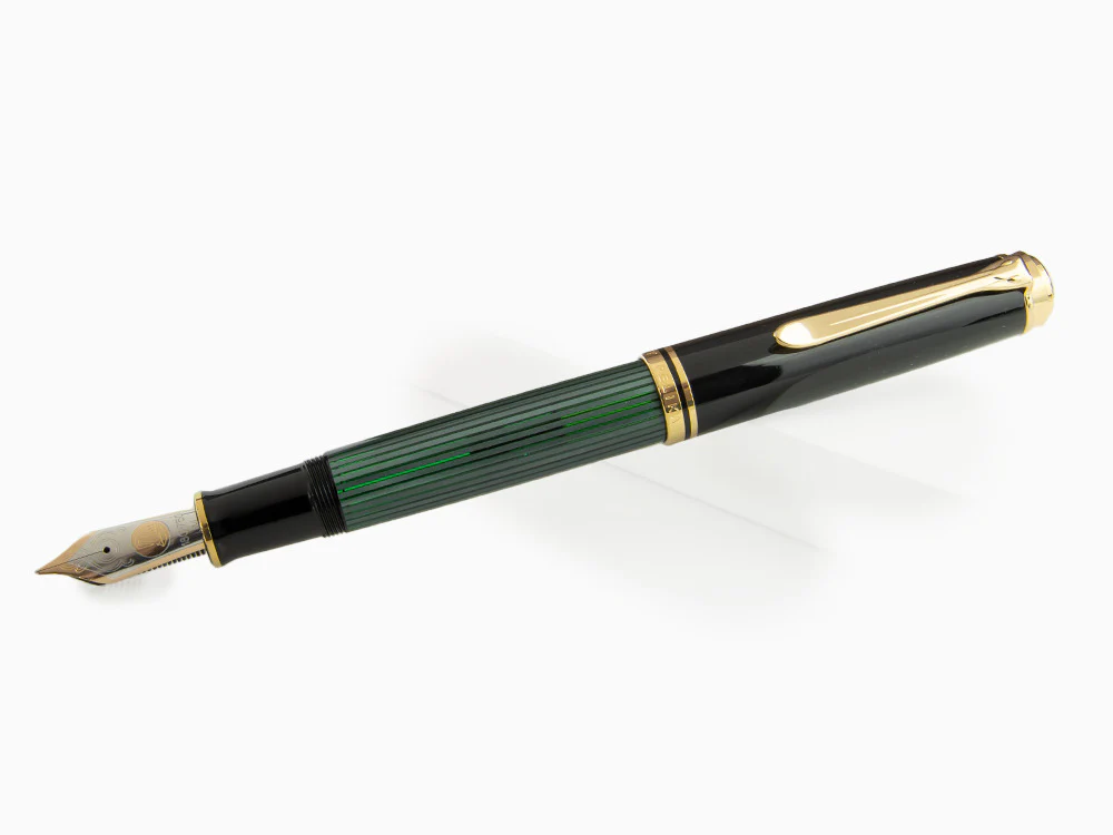 Pelikan Fountain Pen Souverän M1000 - Black & Green, 987594 - Image 4