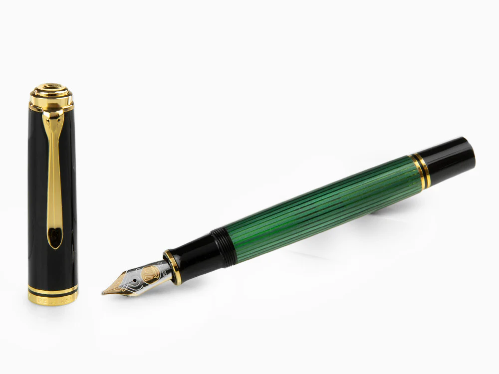 Pelikan Fountain Pen Souverän M800 - Black/Green, 995712 - Image 2
