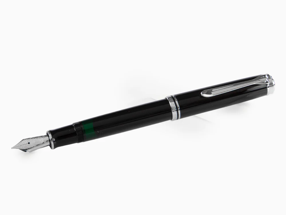 Pelikan Fountain Pen Souverän M805 Black- Silver Plated, 925446 - Image 4