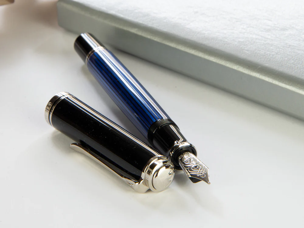 Pelikan Fountain Pen Souverän M805 Series - Black/Blue, 933630 - Image 4