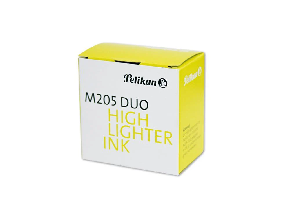 Pelikan Ink Bottle, for M205, 30ml., Fluorescent yellow, Crystal - Image 3