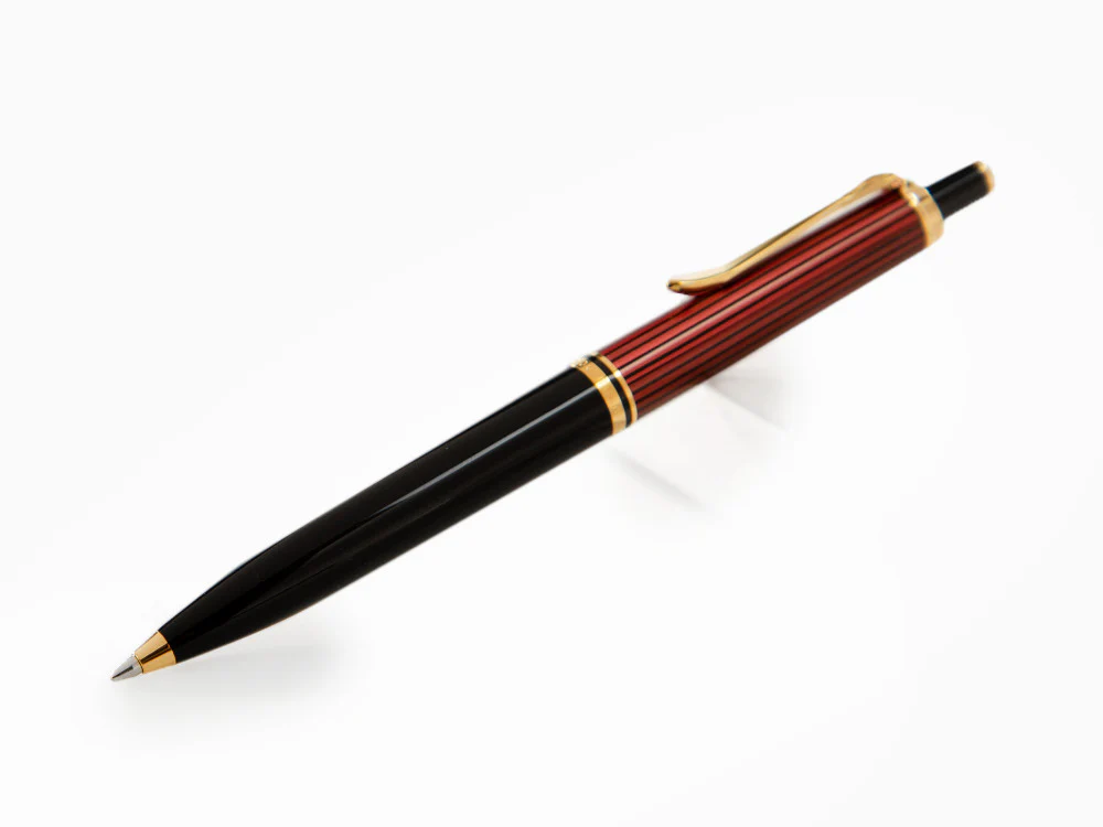 Pelikan K400 Ballpoint pen, Black and red, Gold trim, 925289 - Image 2