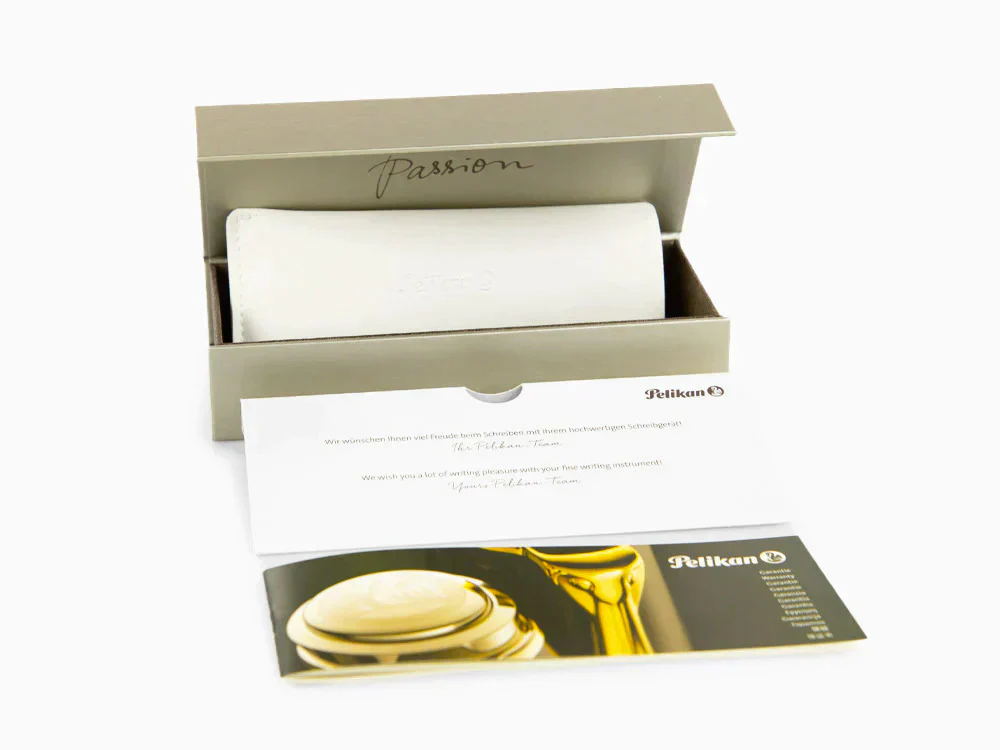 Pelikan K400 Ballpoint pen, Black and red, Gold trim, 925289 - Image 8