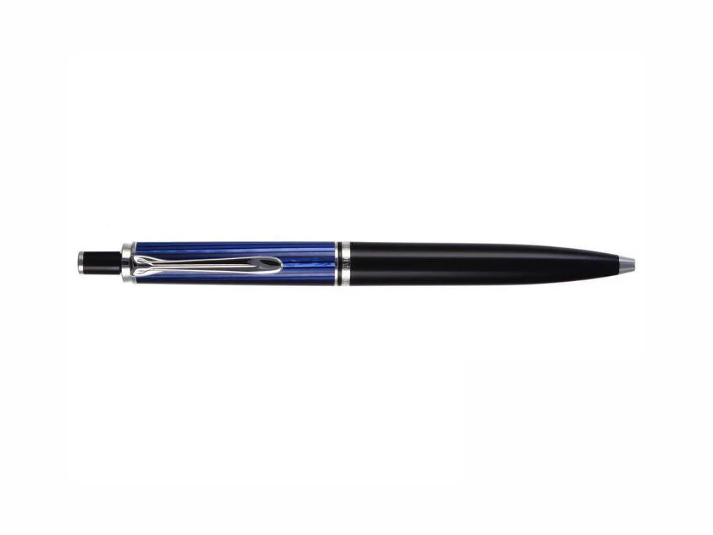 Pelikan K405 Ballpoint pen, Black and blue, Silver trim, 932715 - Image 3