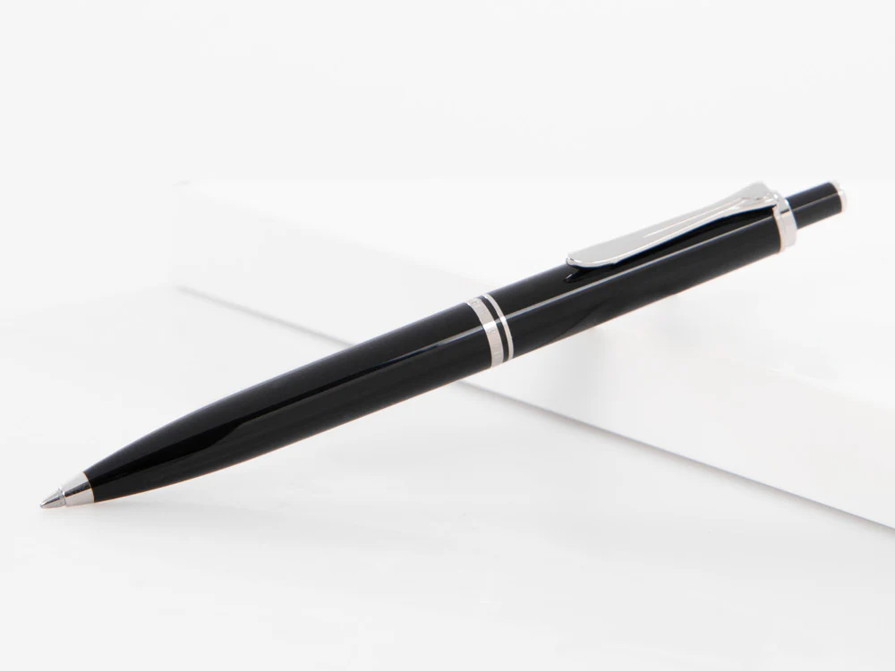 Pelikan K405 Ballpoint pen, Black Resin, Silver trim, 926238 - Image 2