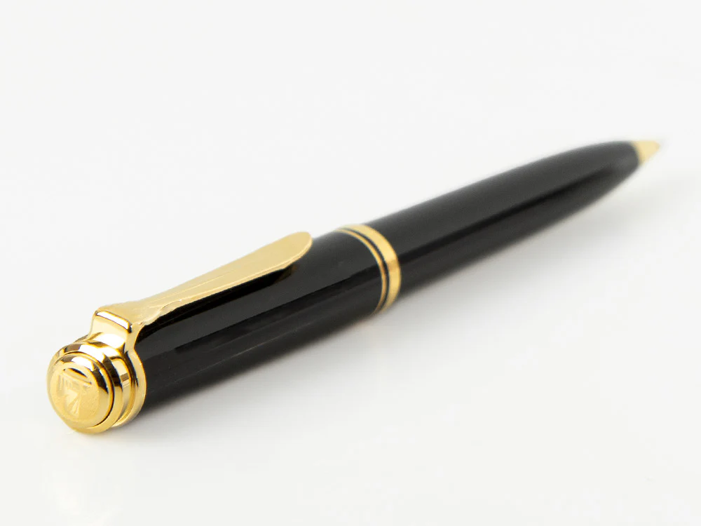 Pelikan K800 Ballpoint pen, Black Resin, Gold trim, 996983 - Image 6
