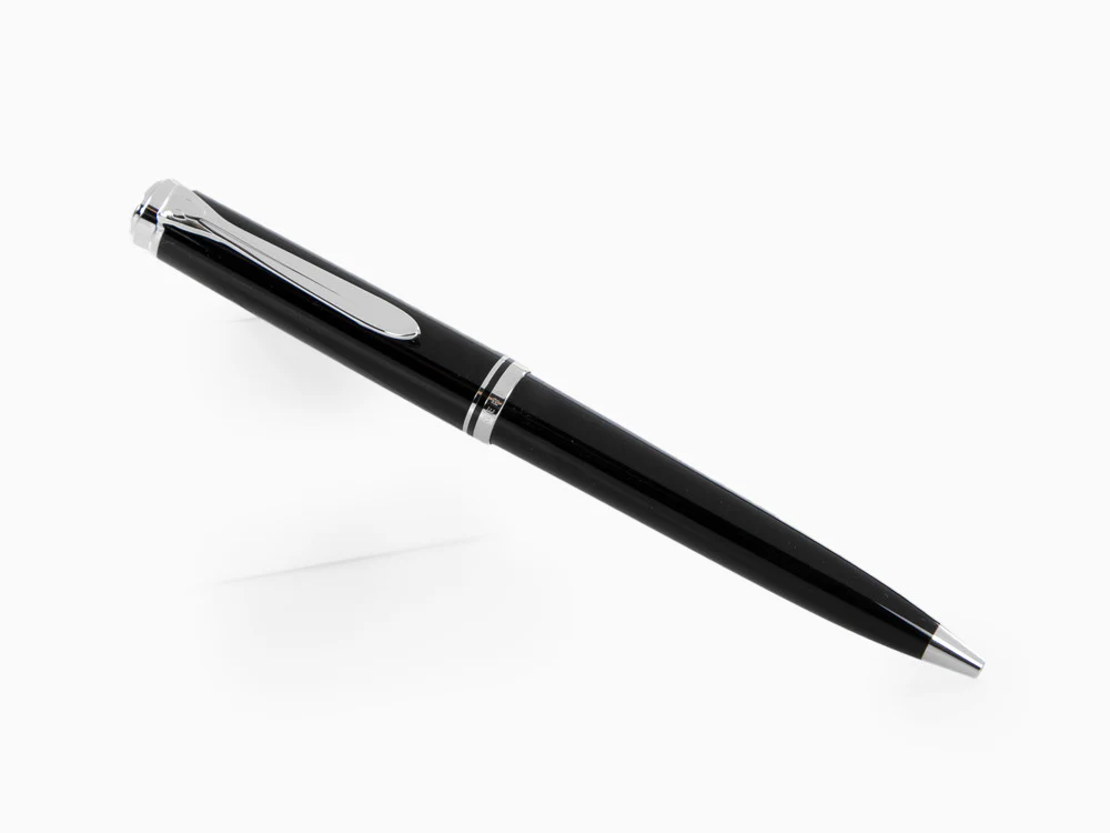 Pelikan K805 Ballpoint pen, Black Resin, Silver trim, 926378 - Image 3