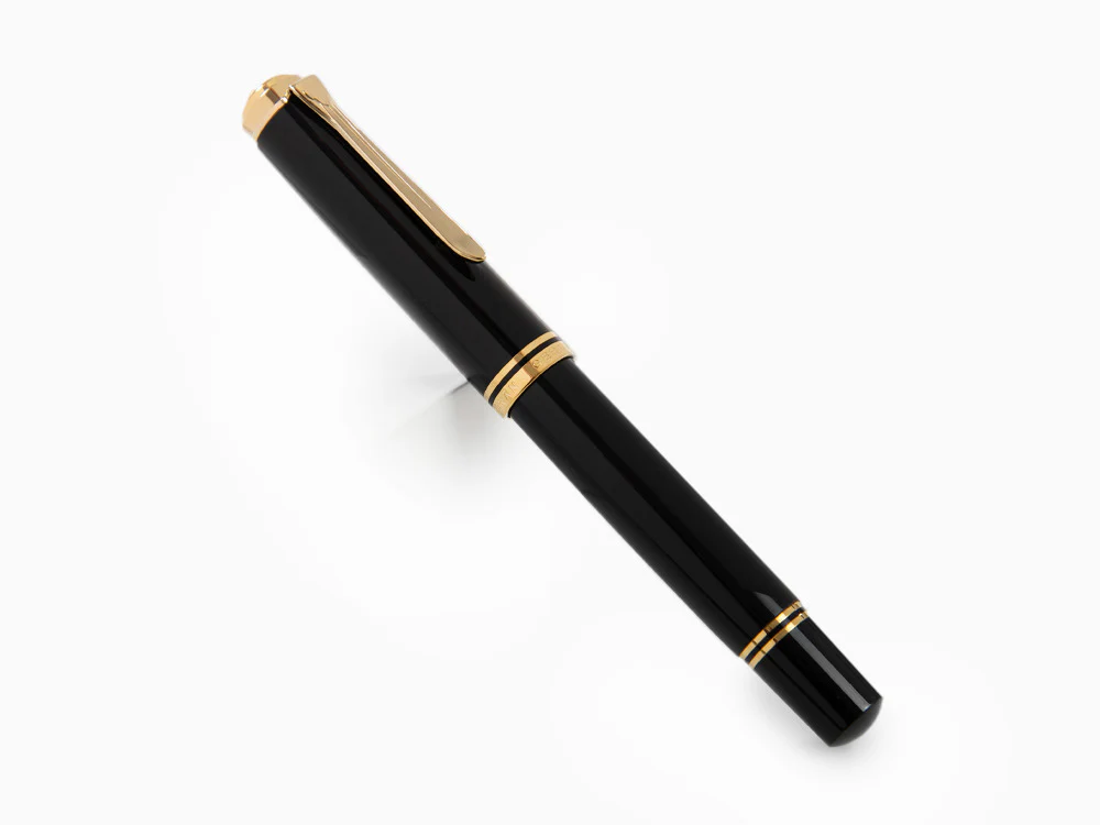 Pelikan M1000 Fountain Pen, Black Resin, Gold trim, 987396 - Image 3