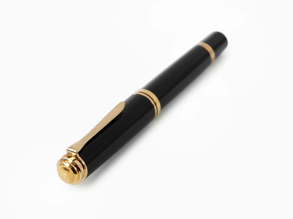 Pelikan M1000 Fountain Pen, Black Resin, Gold trim, 987396 - Image 6