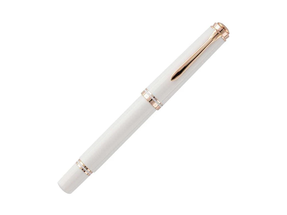 Pelikan M600 White & Rose Gold Fountain Pen, Special Edition, 300014586 - Image 3