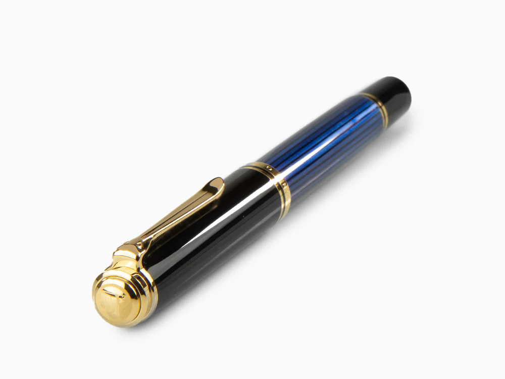 Pelikan M800 Fountain Pen, Blue Resin, Gold trim, 995951 - Image 6