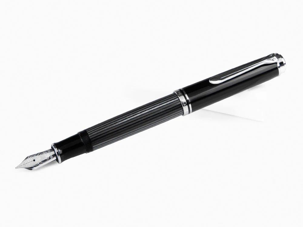 Pelikan M805 Stresemann Fountain Pen, Palladium trim, 957639 - Image 4