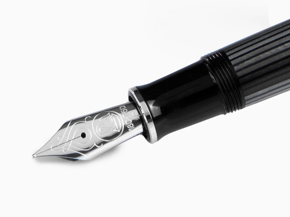 Pelikan M805 Stresemann Fountain Pen, Palladium trim, 957639 - Image 5