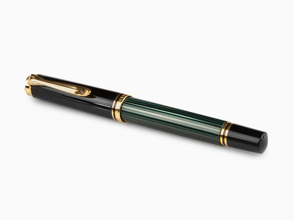 Pelikan Rollerball Pen Souverän R400, Black/Green, 997494 - Image 5