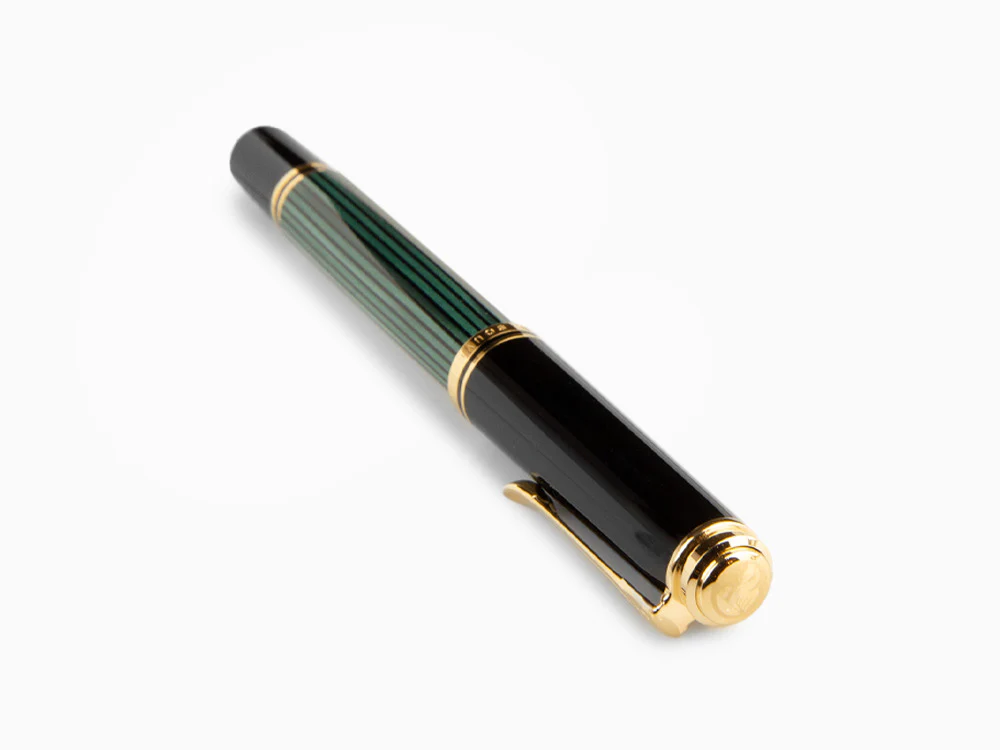Pelikan Rollerball Pen Souverän R400, Black/Green, 997494 - Image 6