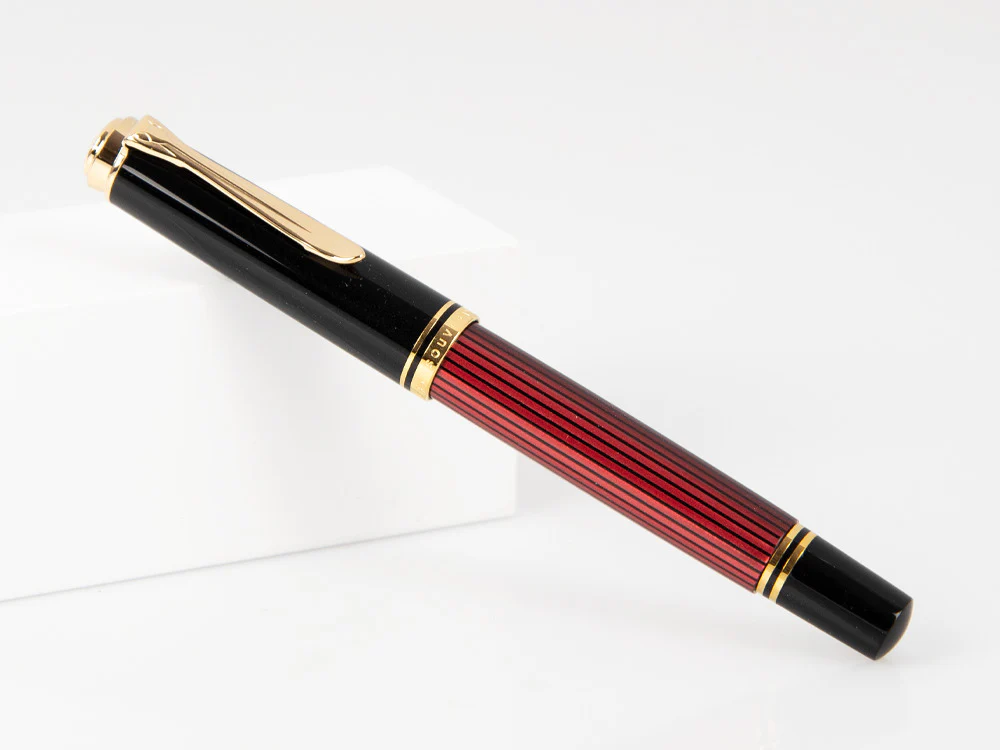 Pelikan Rollerball Pen Souverän R400, Black/Red, 905521 - Image 3