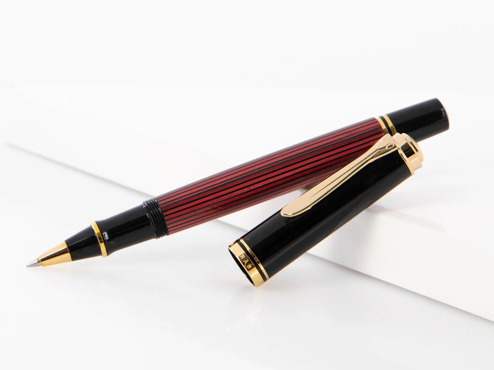 Pelikan Rollerball Pen Souverän R400, Black/Red, 905521 - Image 4