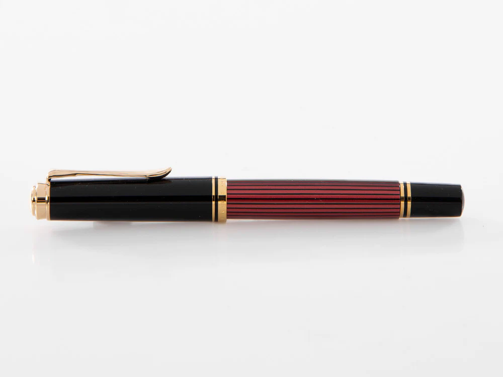Pelikan Rollerball Pen Souverän R400, Black/Red, 905521 - Image 9