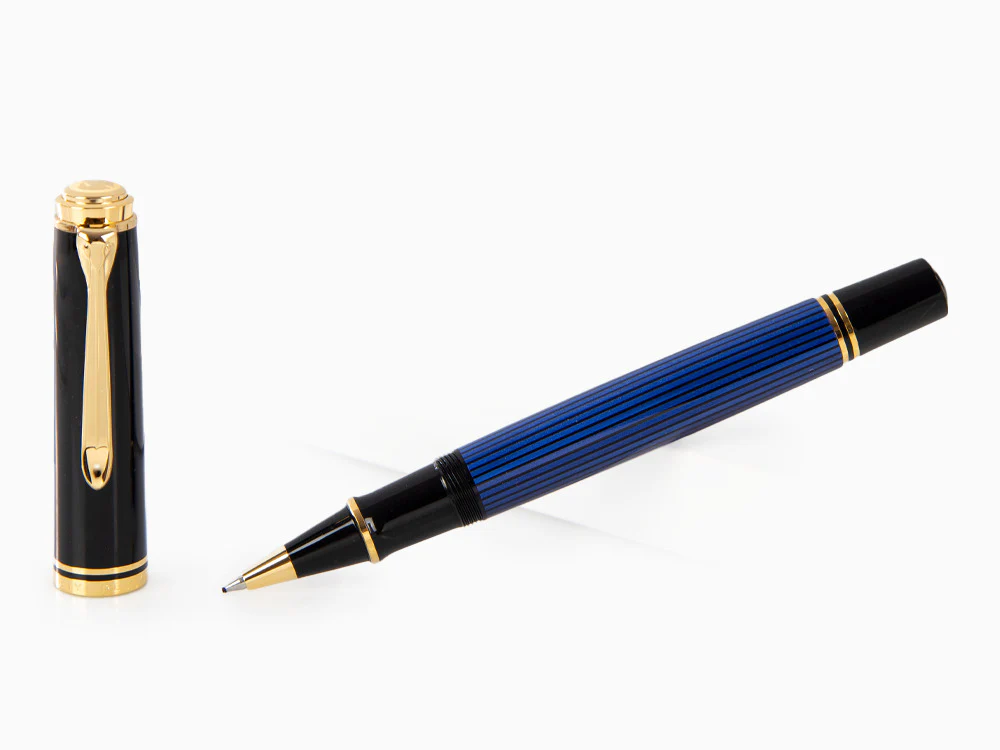 Pelikan Rollerball Pen Souverän R800, Black and Blue, 997668 - Image 2