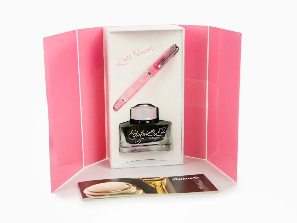 Pelikan Set Classic M205 Rose Quartz 2023 Fountain Pen Special ed 823920 - Image 10