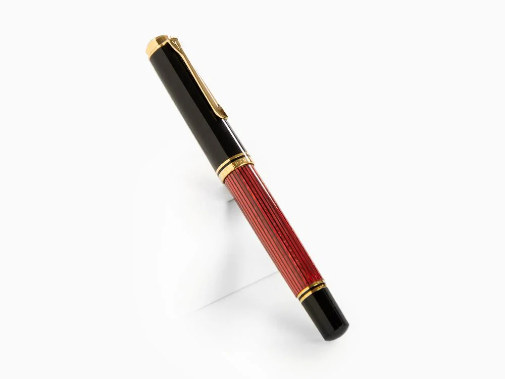 Pelikan Souverän 800 Black-Red Fountain Pen, Resin, 816625 - Image 3