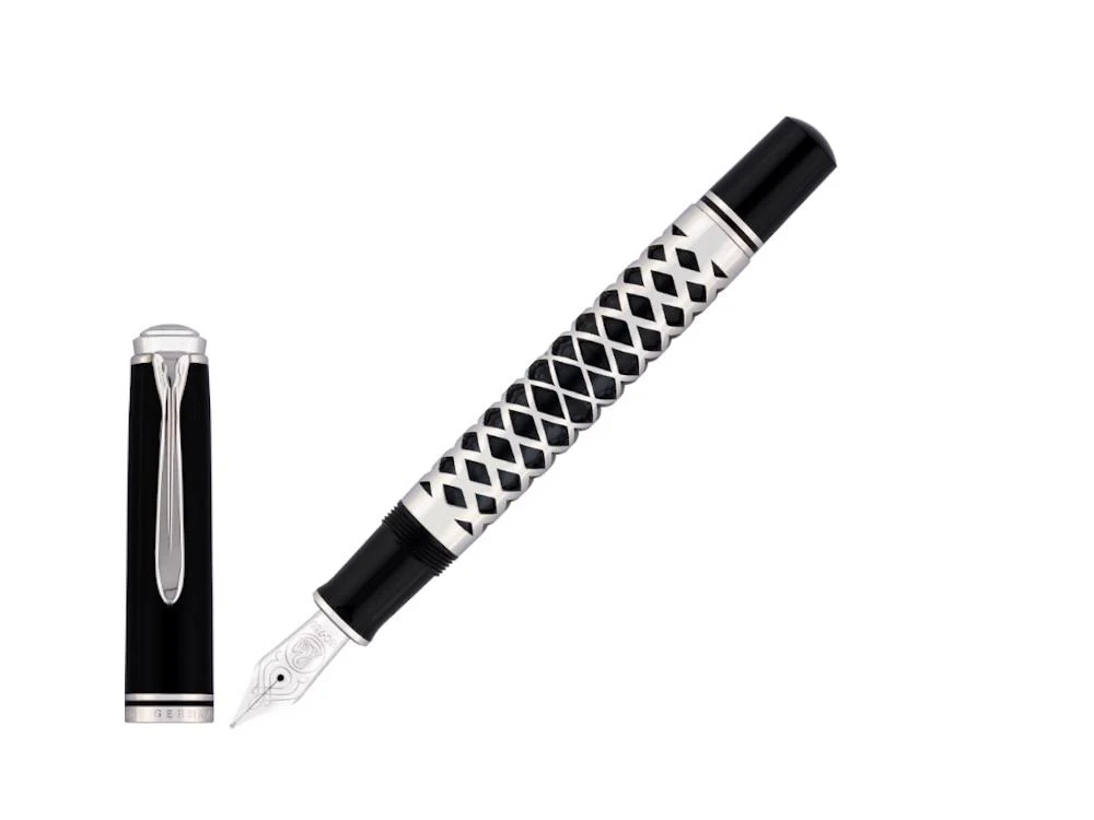 Pelikan Souverän 805 Metal Sleeve Fountain Pen, Black 400205961 - Image 2