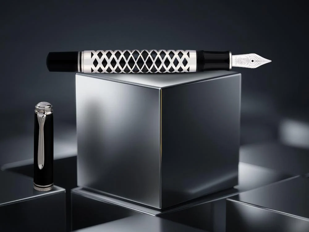 Pelikan Souverän 805 Metal Sleeve Fountain Pen, Black 400205961 - Image 8