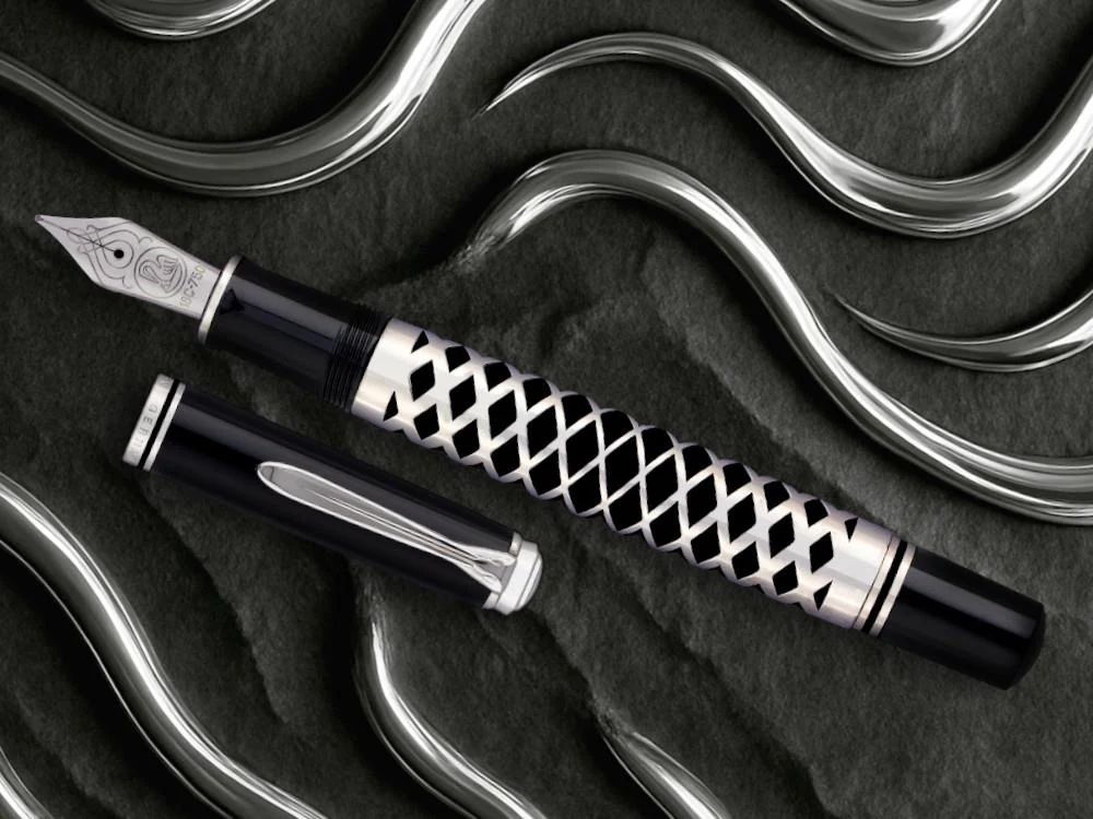 Pelikan Souverän 805 Metal Sleeve Fountain Pen, Black 400205961 - Image 9