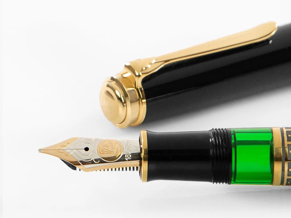 Pelikan Toledo M900 Fountain Pen, Gold, Resin, 921387 - Image 5
