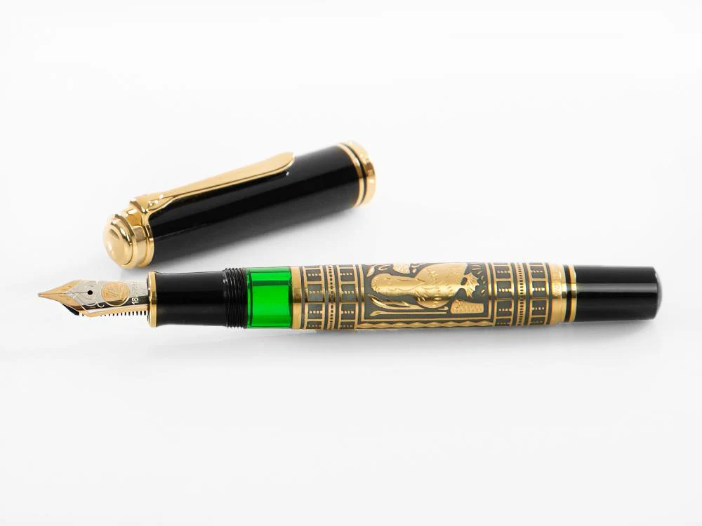 Pelikan Toledo M900 Fountain Pen, Gold, Resin, 921387 - Image 7