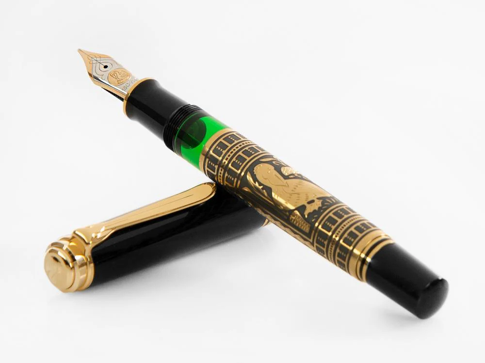 Pelikan Toledo M900 Fountain Pen, Gold, Resin, 921387 - Image 8