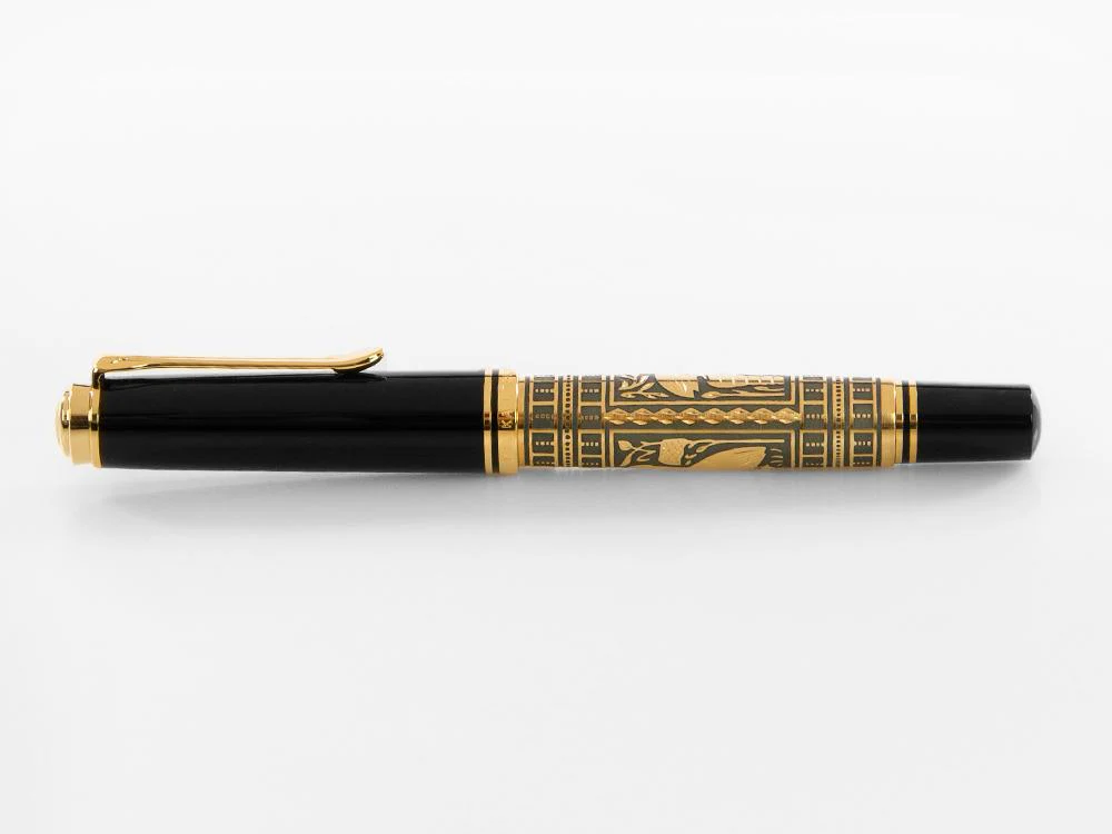 Pelikan Toledo M900 Fountain Pen, Gold, Resin, 921387 - Image 9