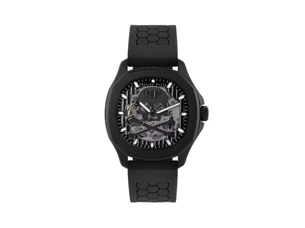 Philipp Plein 42 mm Automatic Watch, Black, Mineral crystal, PWRAA0923 - Image 2