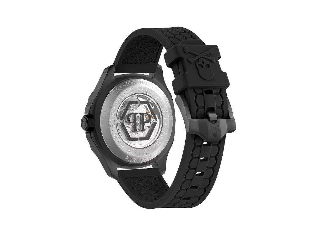 Philipp Plein 42 mm Automatic Watch, Black, Mineral crystal, PWRAA0923 - Image 3