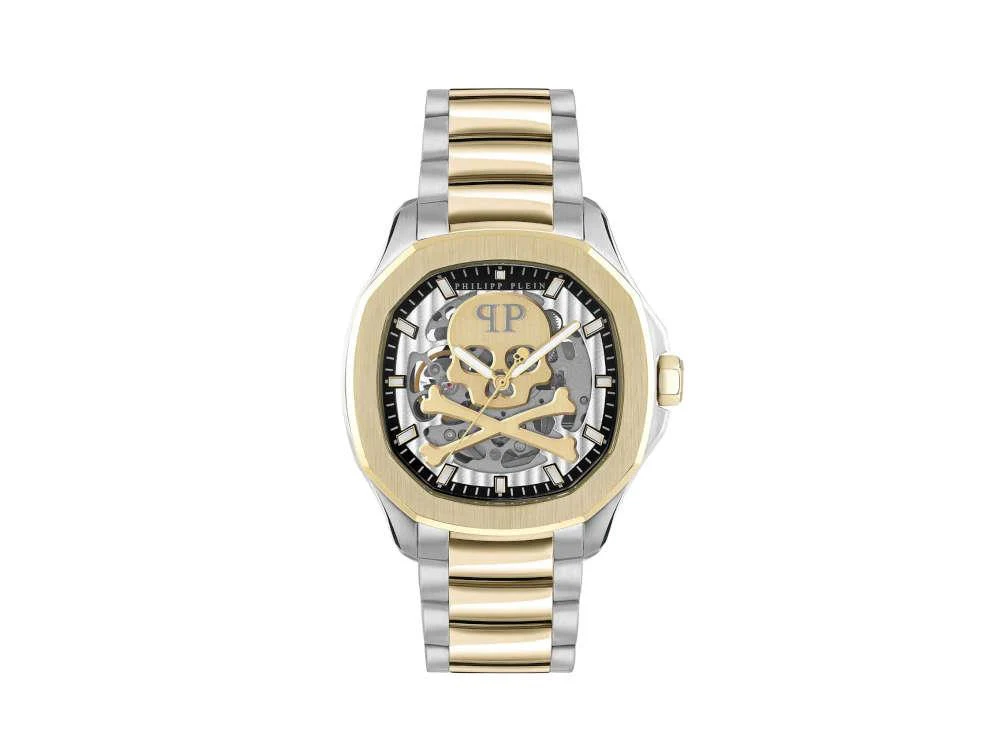 Philipp Plein 42 mm Automatic Watch, PVD Gold, Grey, 42 mm, PWRAA0323 - Image 2