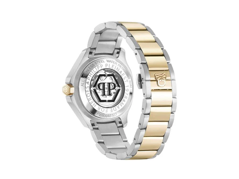 Philipp Plein 42 mm Automatic Watch, PVD Gold, Grey, 42 mm, PWRAA0323 - Image 3