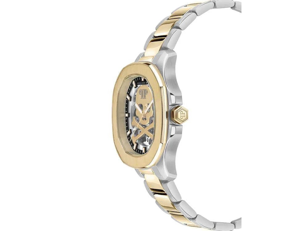 Philipp Plein 42 mm Automatic Watch, PVD Gold, Grey, 42 mm, PWRAA0323 - Image 4