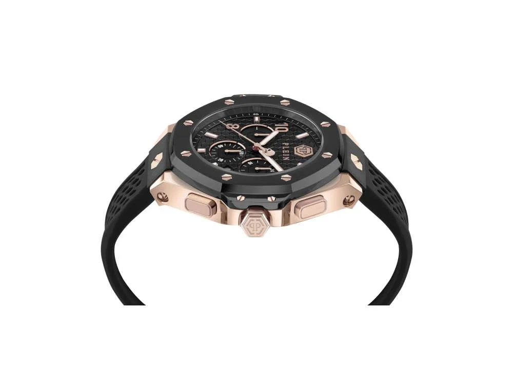 Philipp Plein Chrono Royal Quartz Watch, Black, 46 mm, PWPRA0824 - Image 4