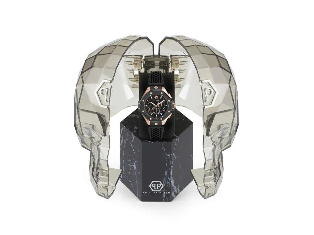 Philipp Plein Chrono Royal Quartz Watch, Black, 46 mm, PWPRA0824 - Image 5