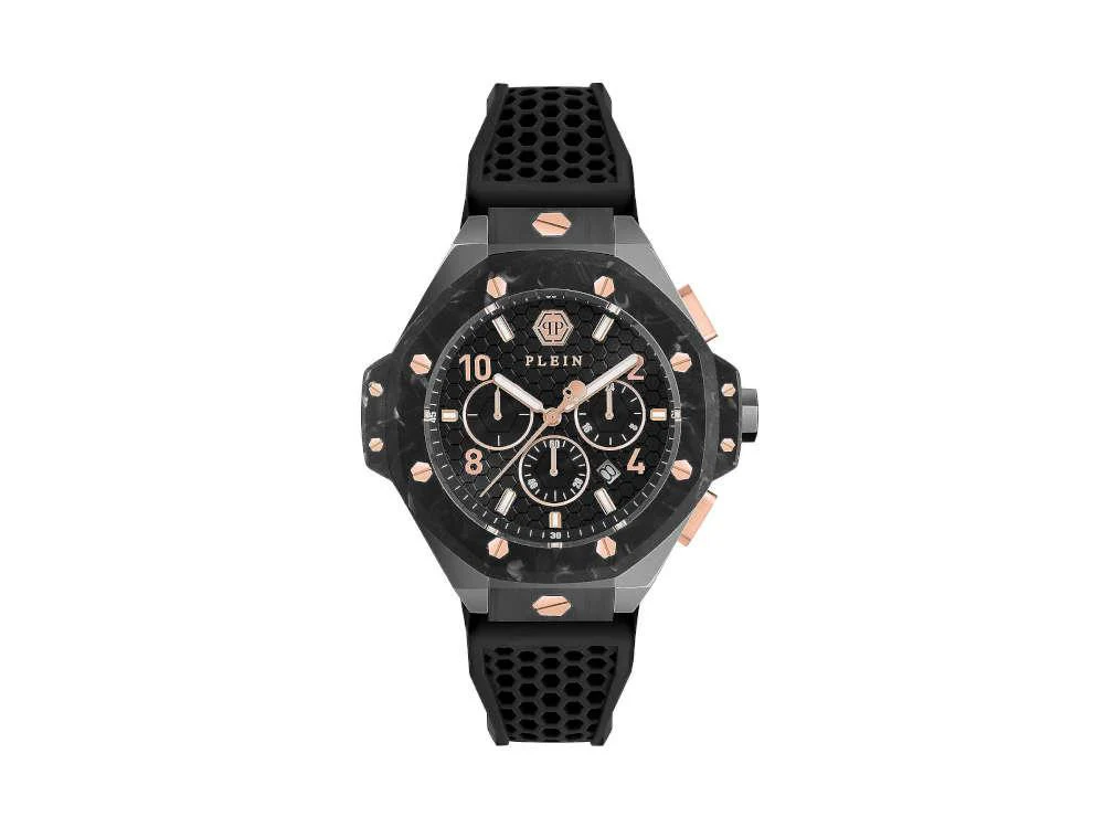 Philipp Plein Chrono Royal Quartz Watch, PVD, Black, 46 mm, PWPRA0524 - Image 2