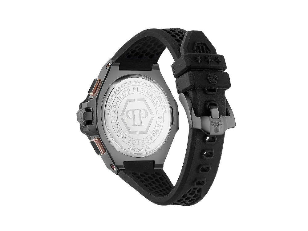 Philipp Plein Chrono Royal Quartz Watch, PVD, Black, 46 mm, PWPRA0524 - Image 3