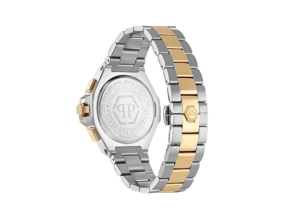 Philipp Plein Chrono Royal Quartz Watch, PVD Gold, Green, 46 mm, PWPRA0324 - Image 3