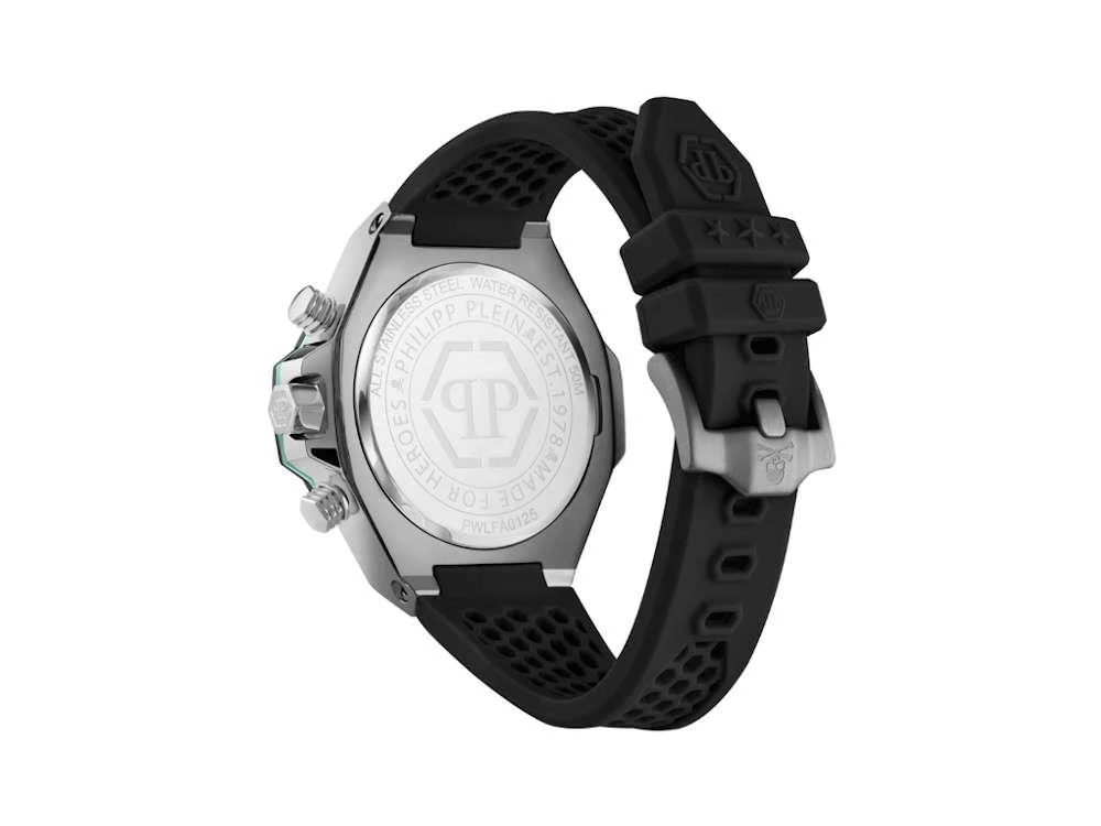 Philipp Plein Chrono Royal Quartz Watch Sport-Tech, Gray, 46mm, PWLFA0125 - Image 3