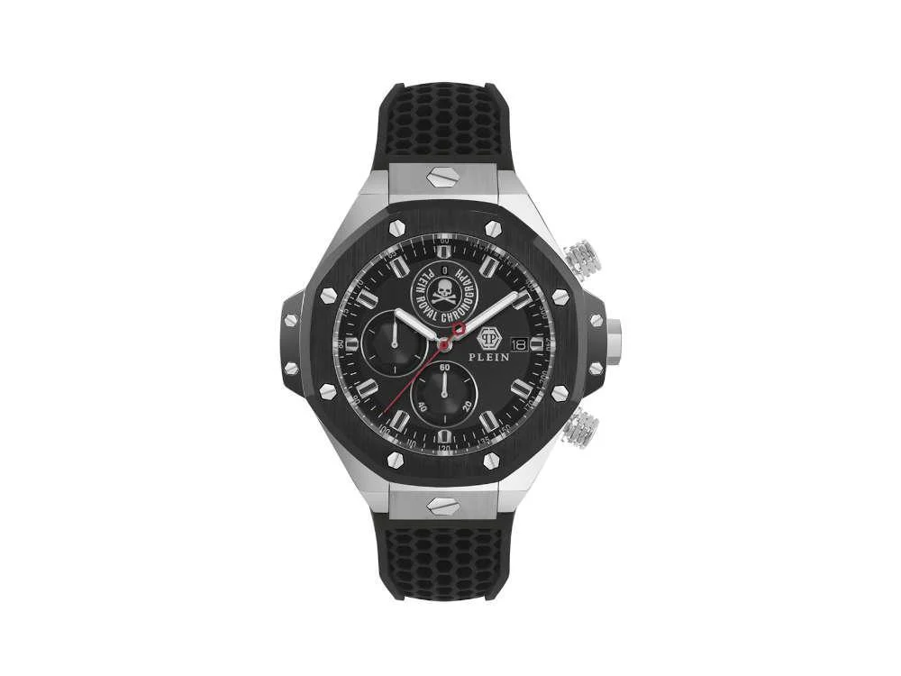 Philipp Plein Chrono Royal Sport-Tech Quartz Watch, Black, 46mm, PWLFA0225 - Image 2