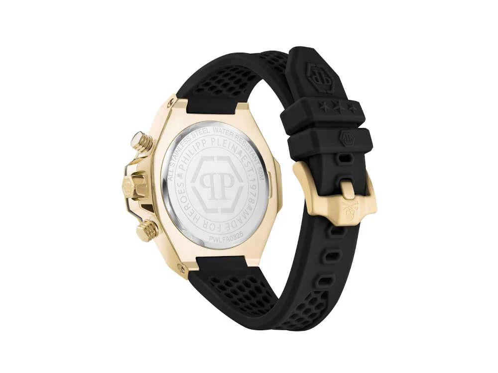 Philipp Plein Chrono Royal Sport-Tech Quartz Watch, Black, 46mm, PWLFA0325 - Image 3