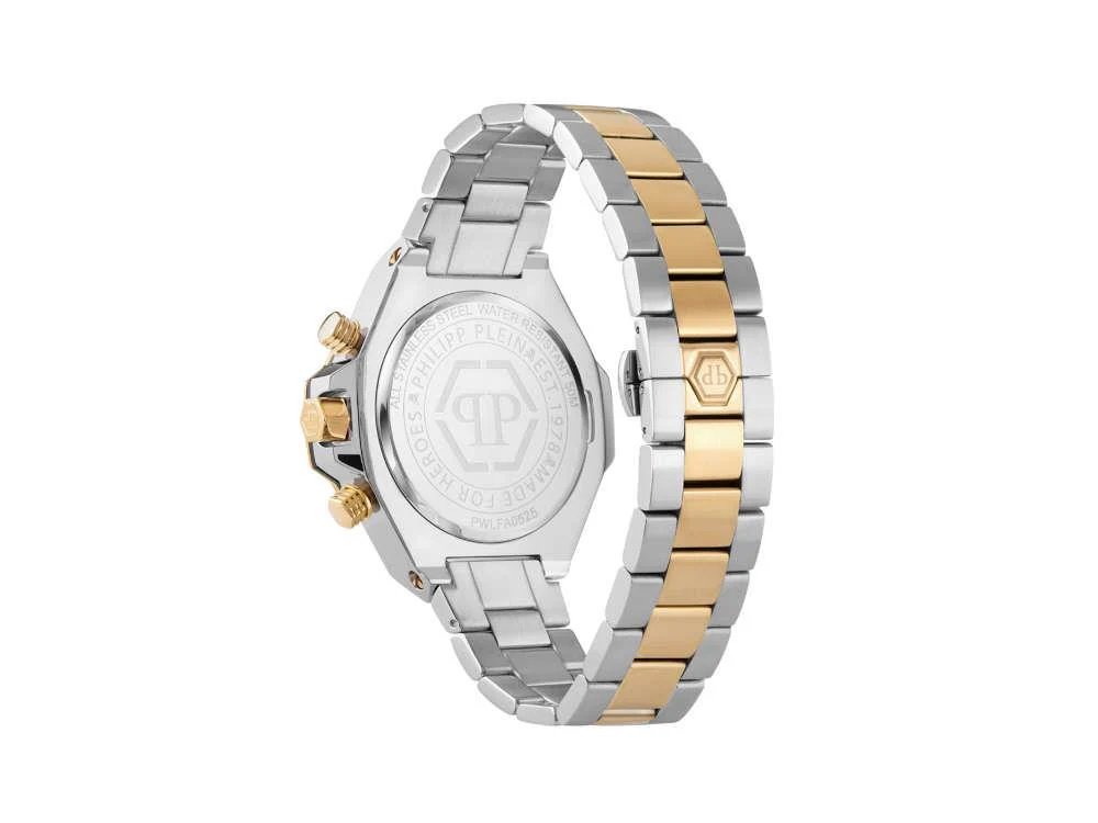 Philipp Plein Chrono Royal Sport-Tech Quartz Watch, Silver, 46mm, PWLFA0525 - Image 3