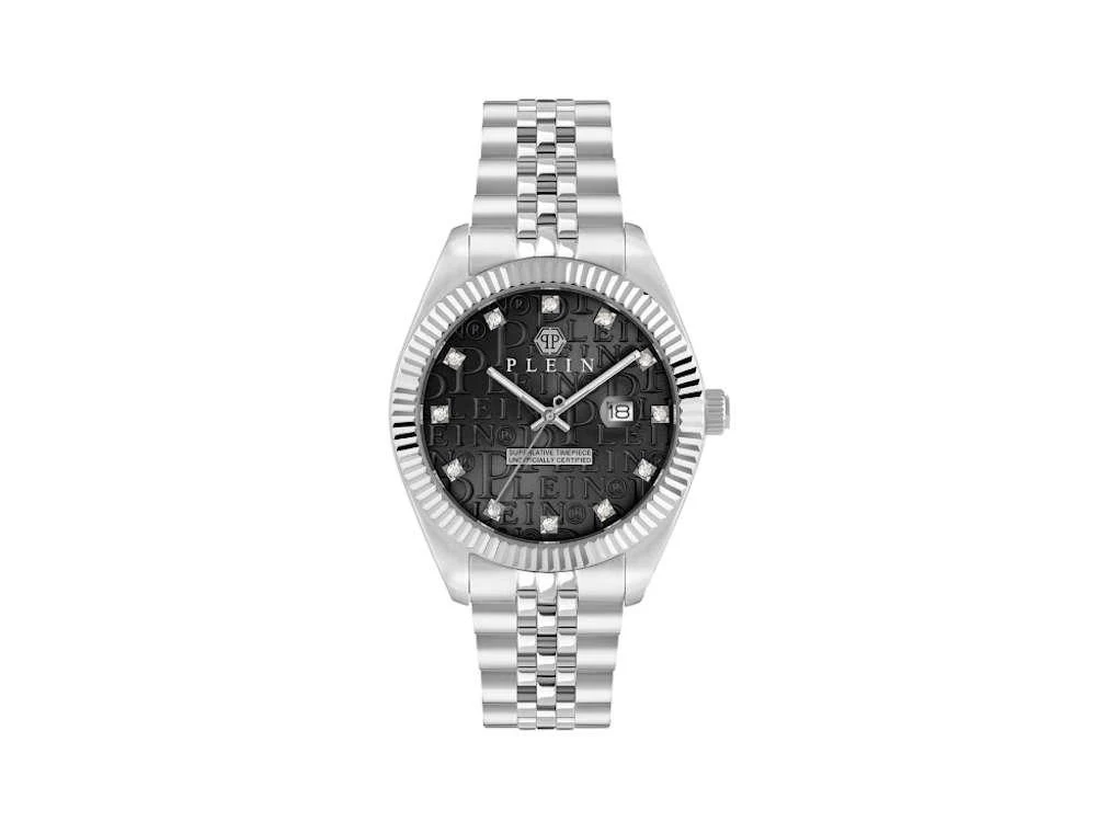 Philipp Plein Date Superlative Quartz Watch, Black, 41mm, PWMFA0125