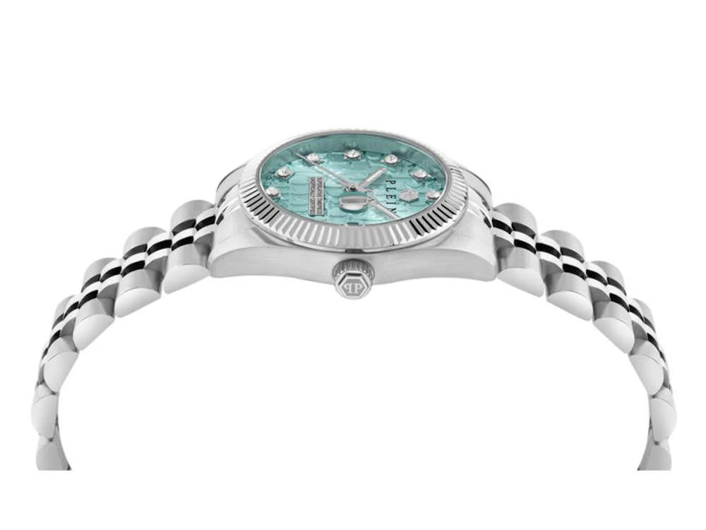 Philipp Plein Date Superlative Quartz Watch, Blue, 28 mm, PWNFA0225 - Image 4