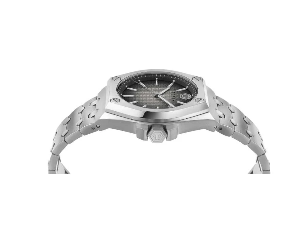 Philipp Plein Extreme Gent Quartz Watch, Grey, 43 mm, Mineral crystal, PWPMA0124 - Image 4