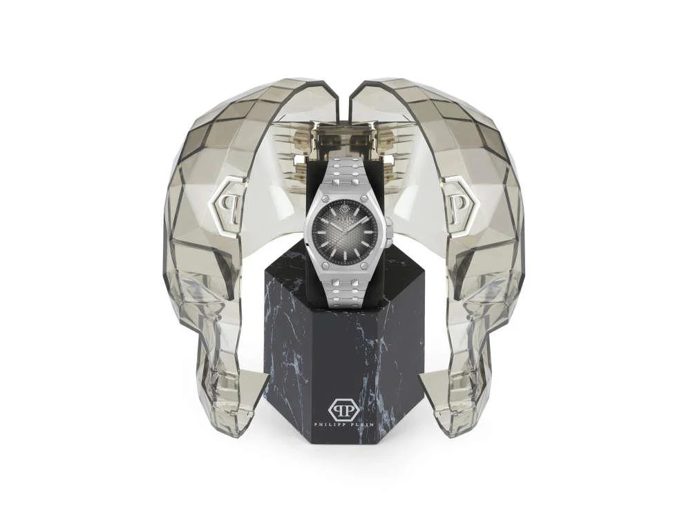 Philipp Plein Extreme Gent Quartz Watch, Grey, 43 mm, Mineral crystal, PWPMA0124 - Image 5